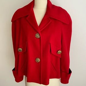 Red Swing Wool Jacket